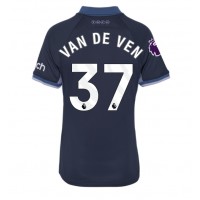 Camisa de Futebol Tottenham Hotspur Micky van de Ven #37 Equipamento Secundário Mulheres 2023-24 Manga Curta